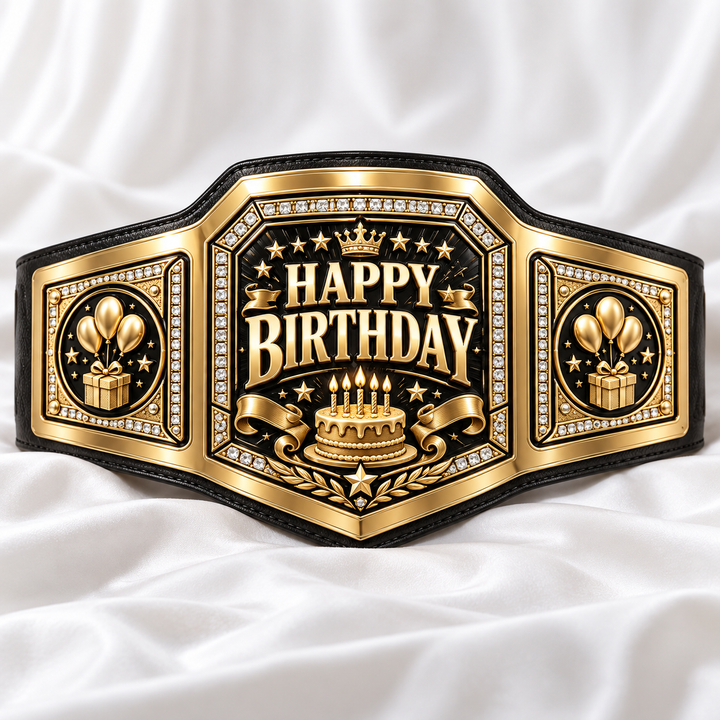 Happy Birthday Championship Belt