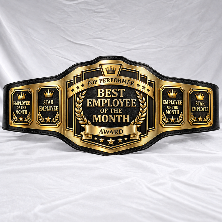 Best Employee of the Month Championship Belt