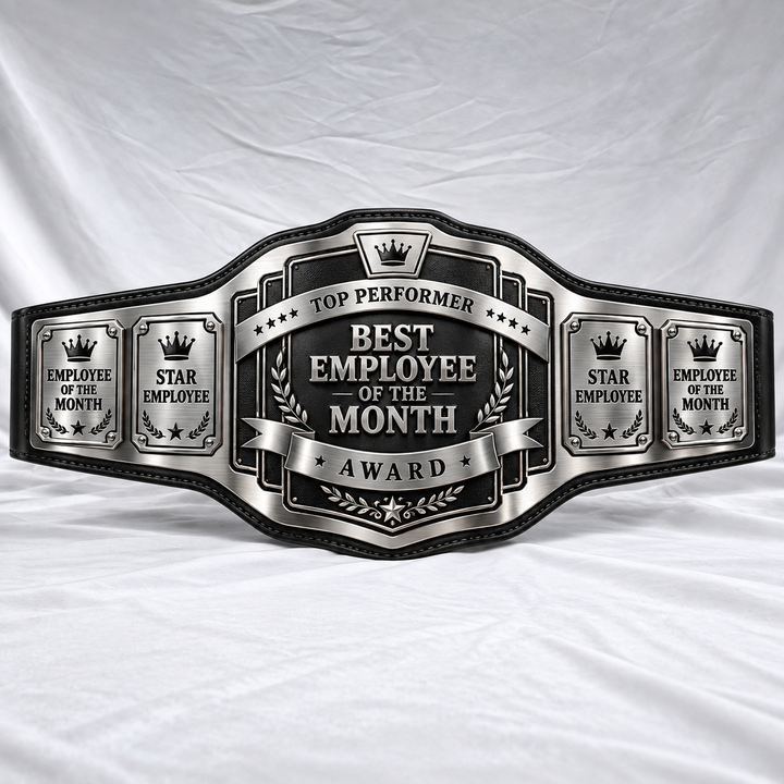 Best Employee of the Month Championship Belt