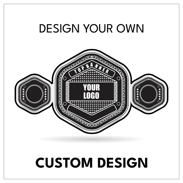 Bespoke Wrestling Belt with Custom Center Logo