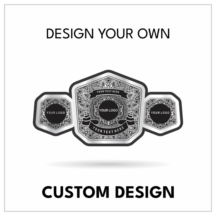 Custom Mandala-Pattern 3-Plate Championship Title