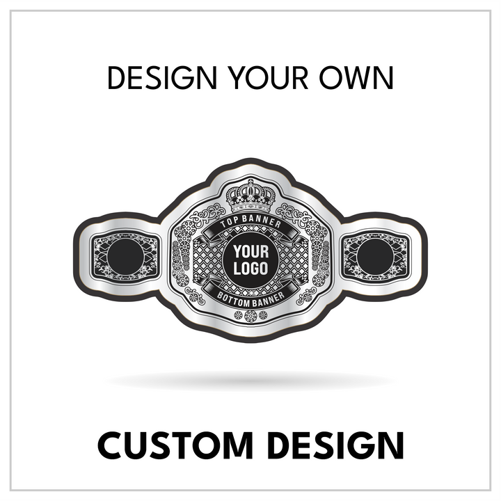 Custom Royal Crown 3-Plate Championship Title