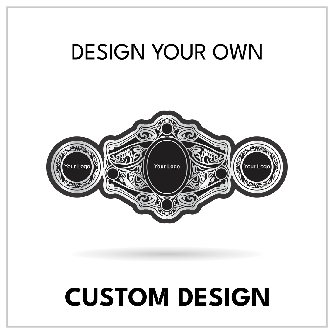 Custom Baroque-Style 3-Plate Championship Title