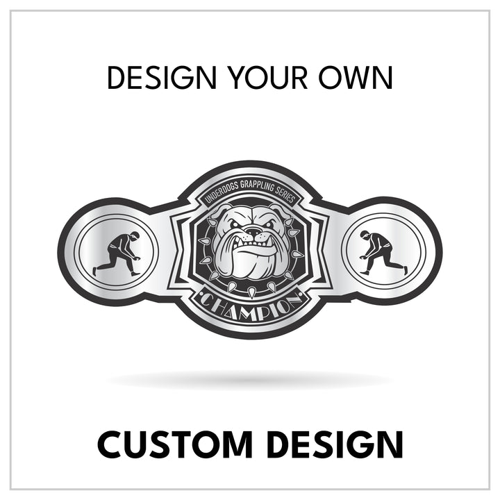 Build-Your-Own 3-Plate Wrestling Belt with Custom Series Branding