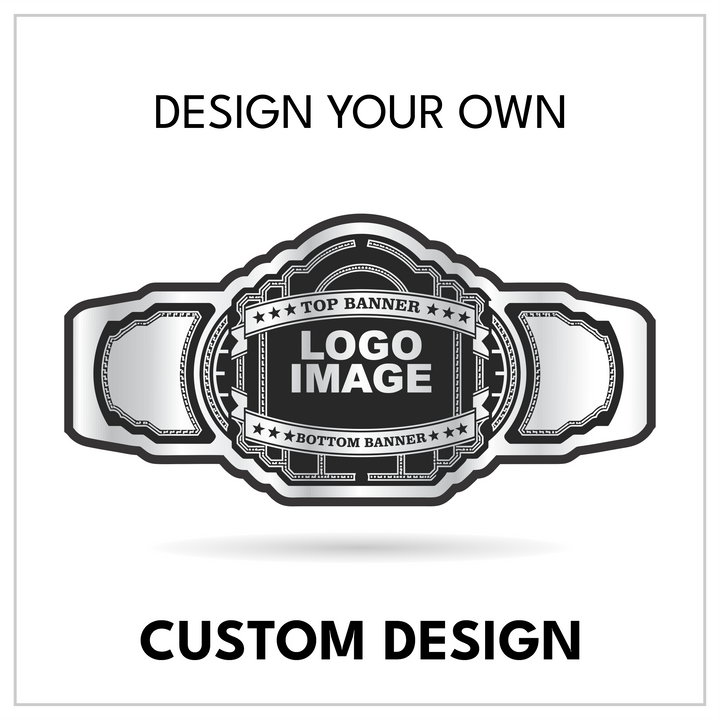 Personalized Brand Title Template with Ornate Side Panels