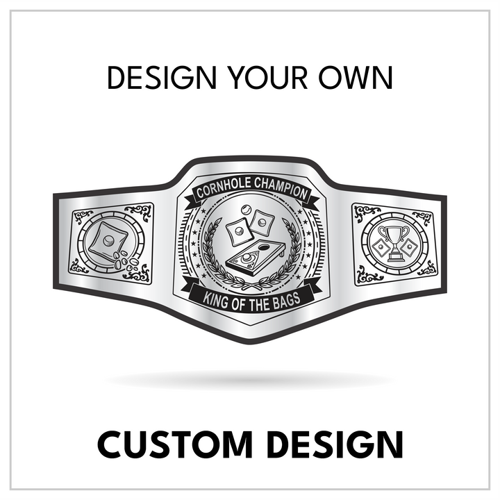 Personalized King of the Bags Title with Trophy Side Panels