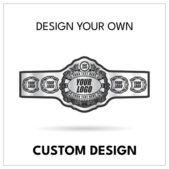 Build-Your-Own 5-Plate Victory Belt with Custom Branding Slots