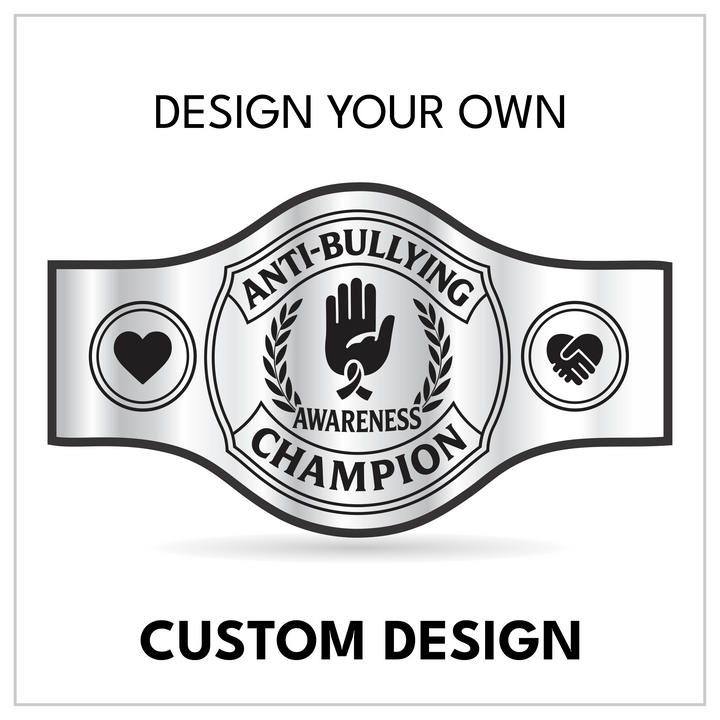 Personalized Advocacy Title with Heart and Handshake Side Panels