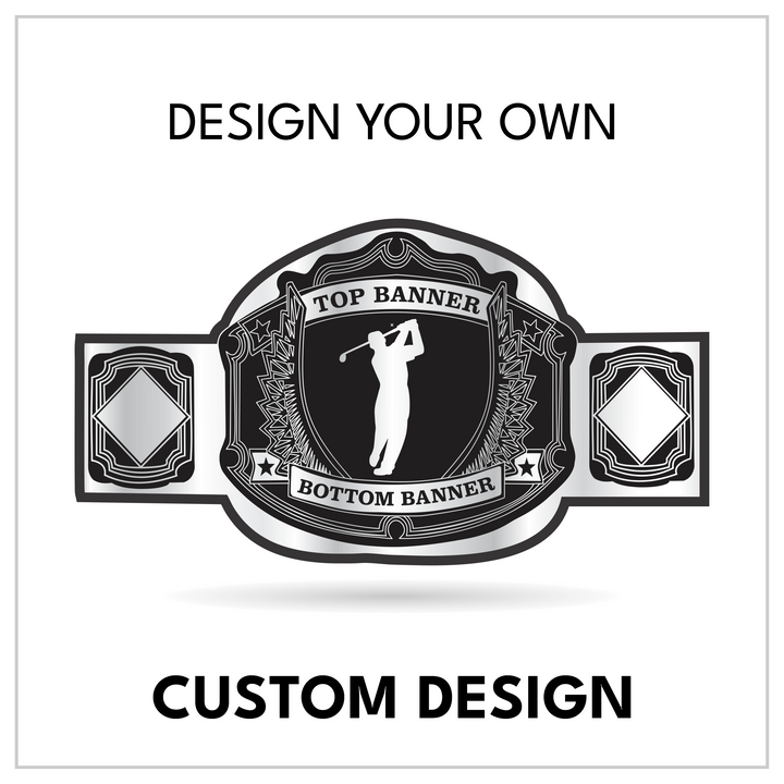 Personalized Tournament Title with Ornate Side Panels