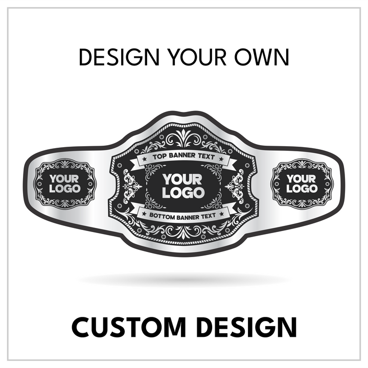 Personalized Heavyweight Title with Dual Side Logo Plates