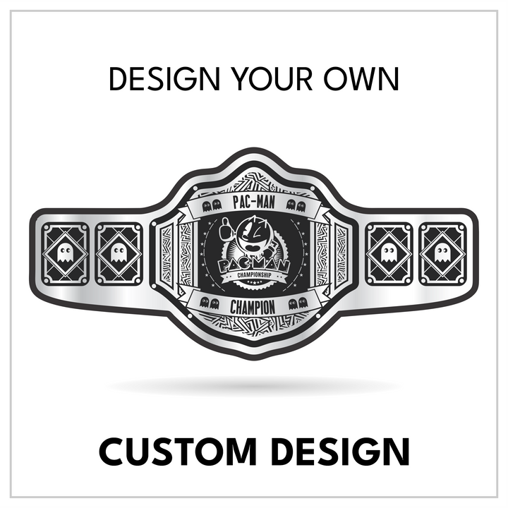 Personalized Retro Gaming Title with Quad Side Panels