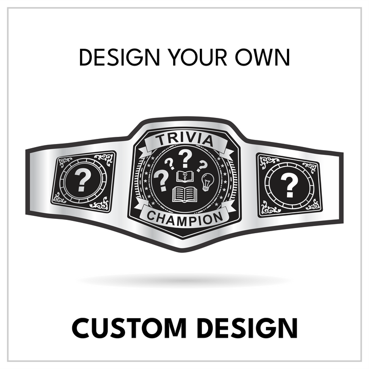 Personalized Quiz Night Title with Question Side Panels