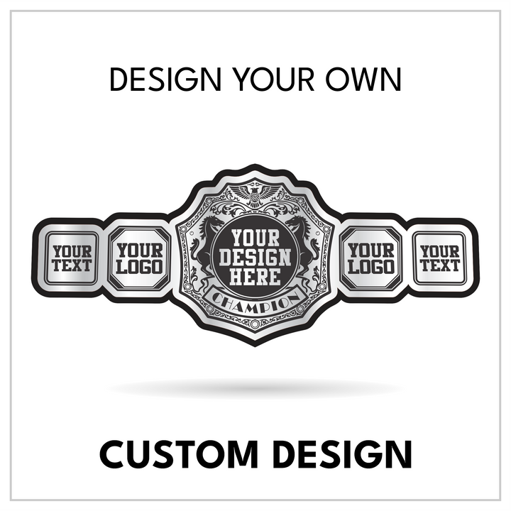 Personalized Heavyweight Title Featuring Dual Text and Logo Side Panels