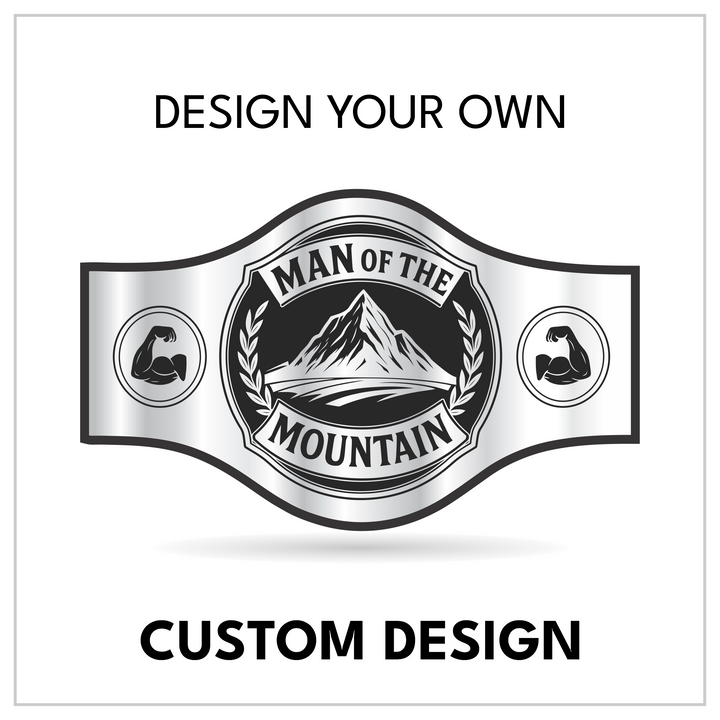 Personalized Outdoor Title with Biceps Flex Side Panels