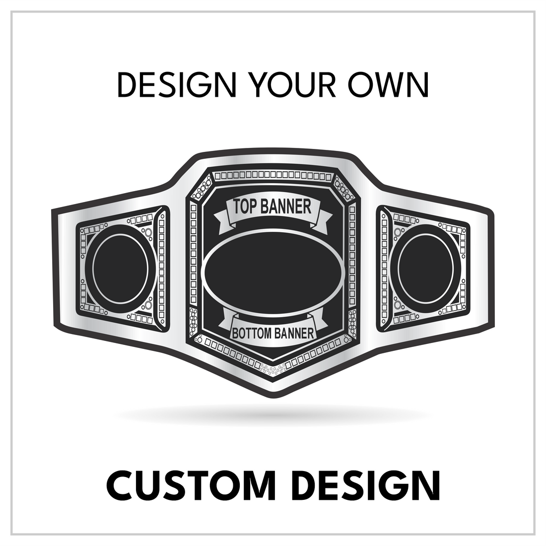 Personalized Main Title Template with Circular Side Panels