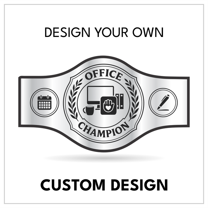 Custom Office Champion Belt with Workspace Desk Centerplate