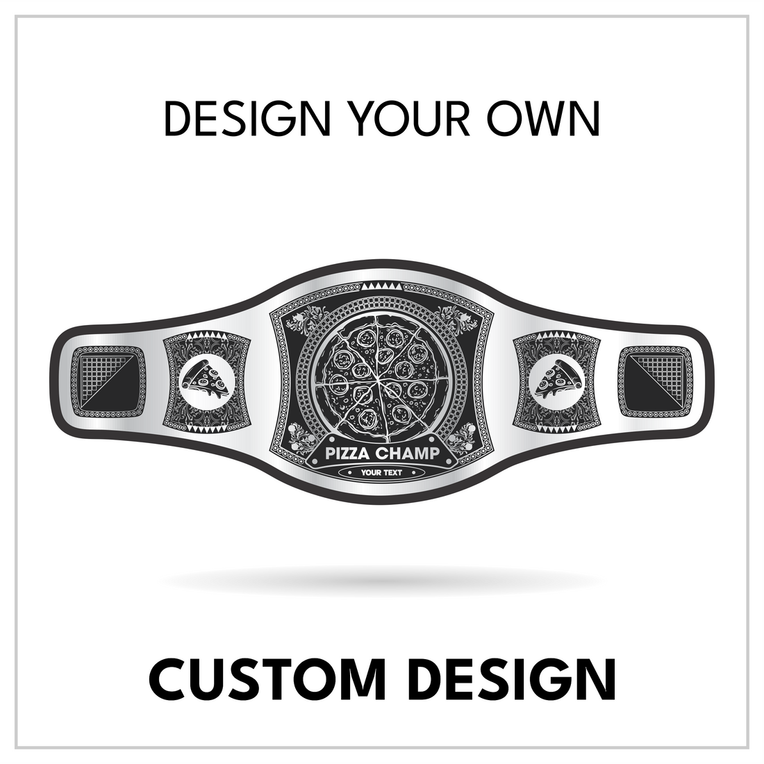 Personalized Gourmet Title with Slice Side Panels